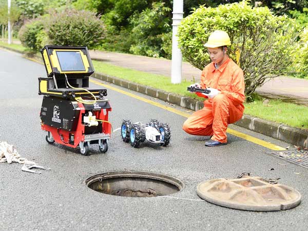 龙南管道机器人检测